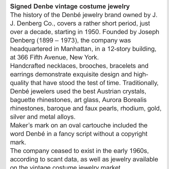 1950’s Denbe Filigree Gold tone Bi- color Clip on Earrings 1.5” - Picture 6 of 6